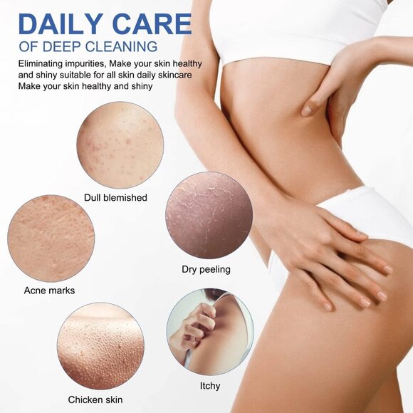 3 Pieces African Net Bath Sponge African Exfoliating African Scrubbing Long Net - Picture 6 of 6